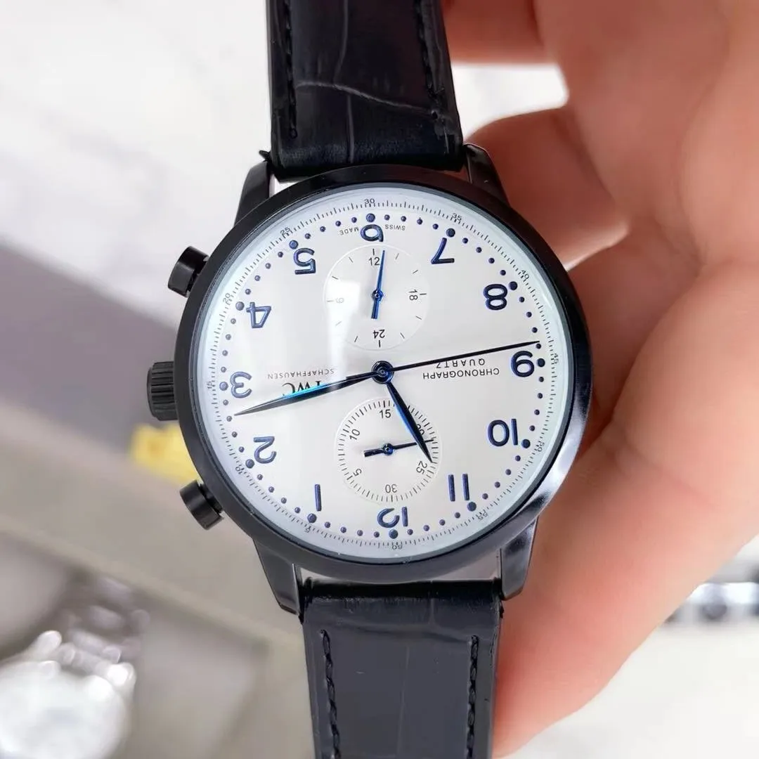 

2022 new luxury brand men's watch Top multi-functional Chronograph Automatic Date quartz watch business sports AAA men's clock