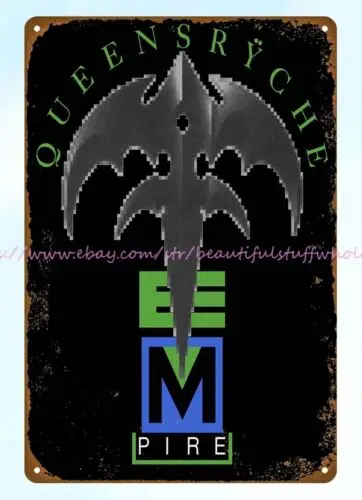 Металлический жестяной знак QUEENSRYCHE Empire купить украшение онлайн