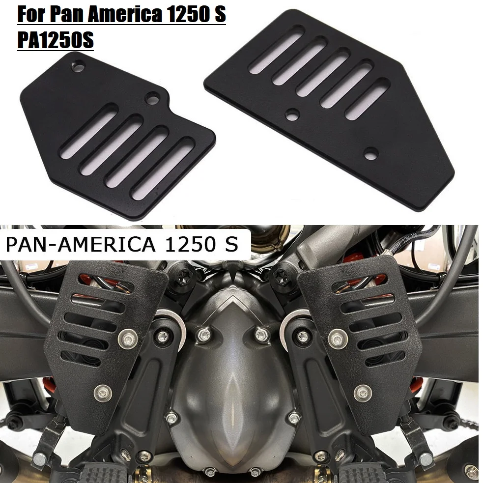 Черные защитные пяточные ограждения для HD Pan America 1250 S PA1250S PAN AMERICA 2021 2022 аксессуары