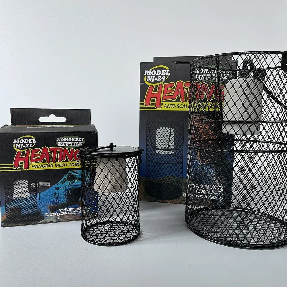 Тепловая лампа для рептилий подвесная нагревательная абажур железная