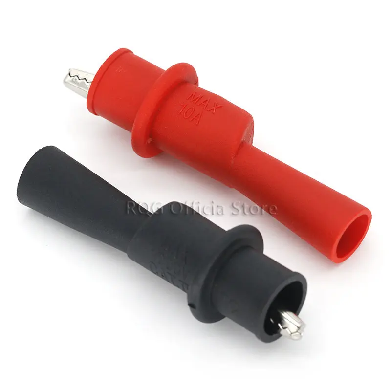 1 Pair Alligator Crocodile Test Clip Clamp For Multimeter Tester Probe New | Clips