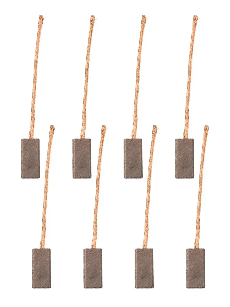 8 шт. графитовая медная угольная щетка для двигателя карбюранов автомобилей