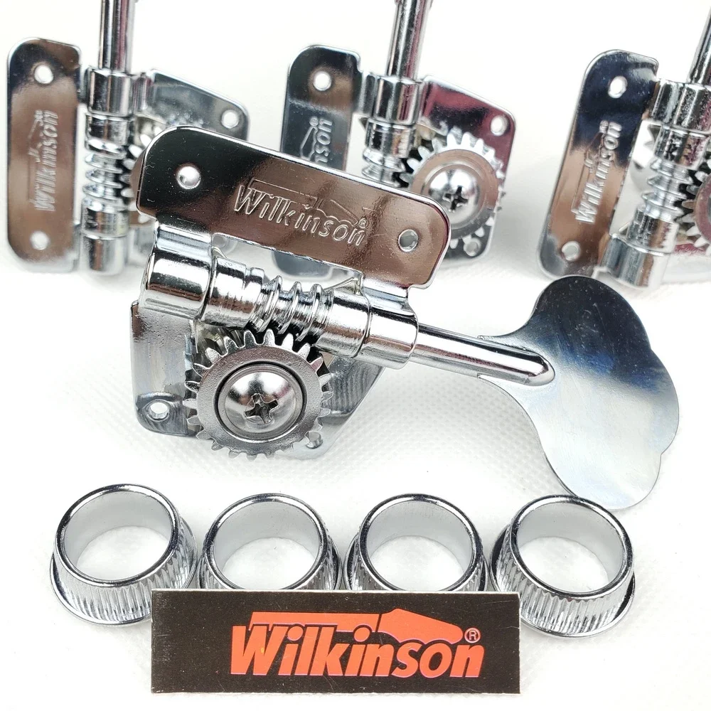 Электрические бас-машины с открытой рамой тюнеры Wilkinson Tuning Peg Chrome Silver для