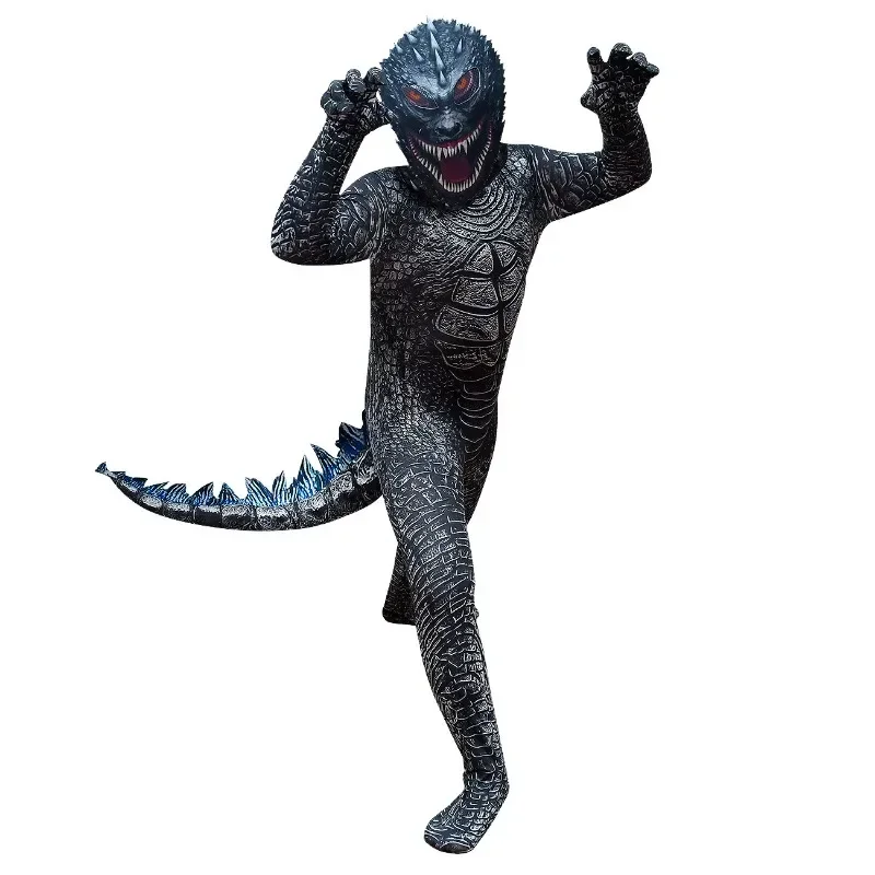 Одежда для мальчиков G-Godzillae vs. King Kong детский динозавр-монстр косплей на Хэллоуин
