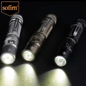 Sofirn SP32A V2.0 светодиодный фонарик Cree XPL2 мощный яркий факел 18650 лм фонасветильник для повседневного использования с индикатором заряда DTP PCB