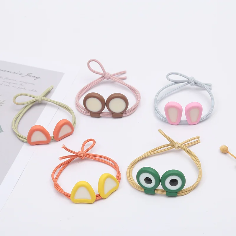 

Fashionable Hair Tie Sweet Personality Lovely Three-dimensional Rubber Bands Cartoon Hair Accessories for Girls Band Ties Woman