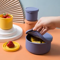 baking containers with lids silicone baby food storage non bpa food storage leak resistant airtight lids freezer safe