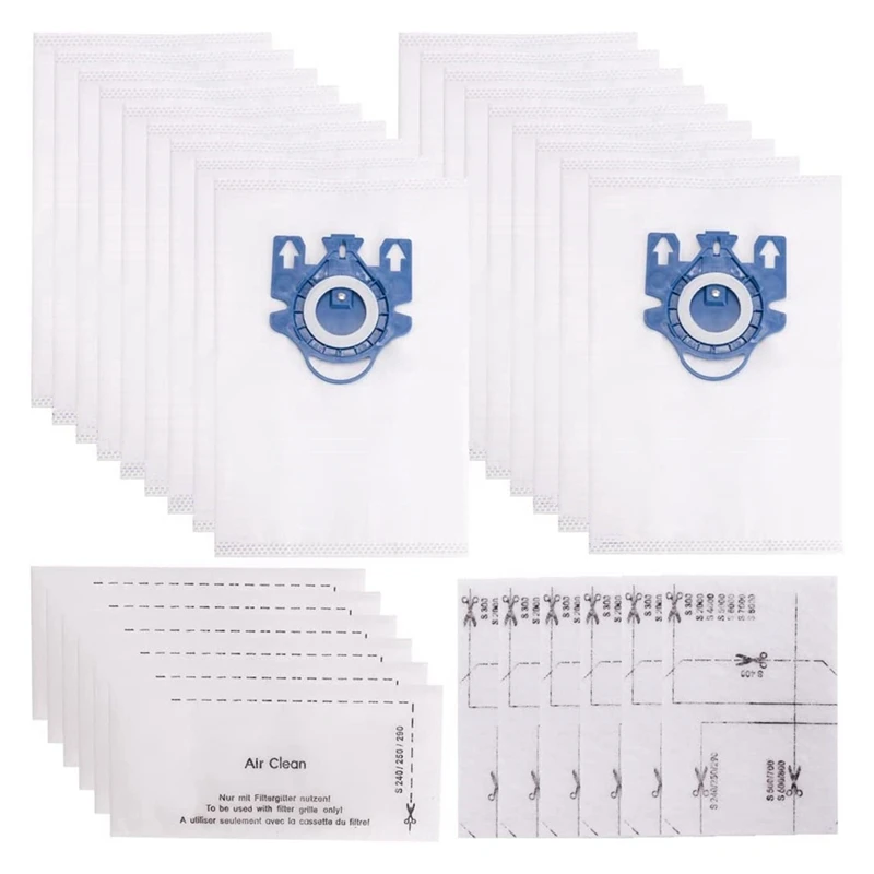 

1 Set Vacuum Bags For Miele 3D GN Efficiency Bags For Classic C1, Complete C1 C2 C3, S227/S240, S270, S400, S2, S5, S8 Series