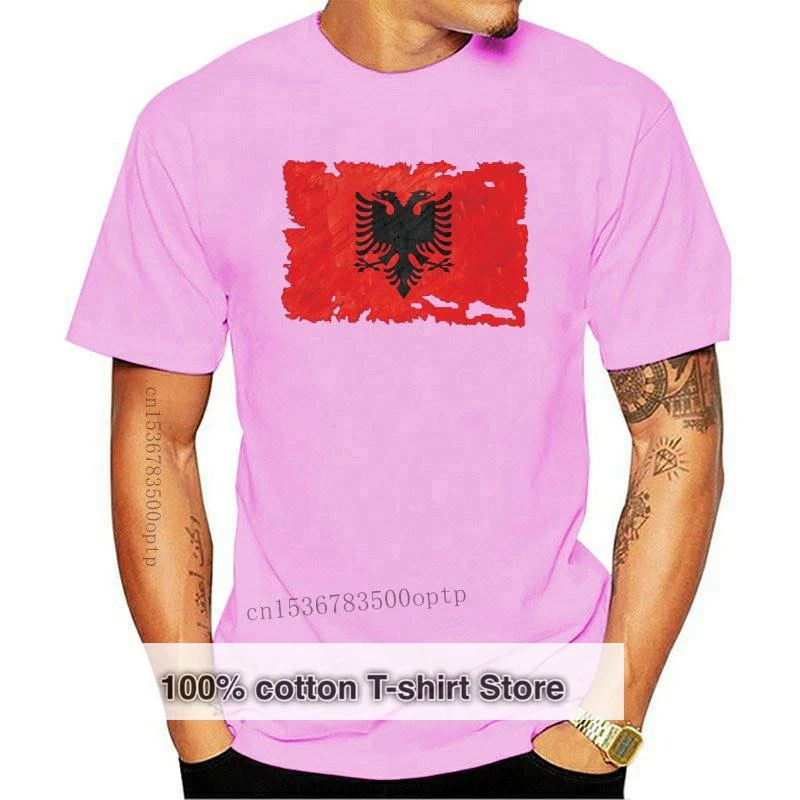 

New Albania Flag Mens T-Shirt-Albani an-Flag - Republic-Tiran a-LEK