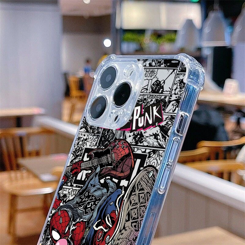 Фото Чехол для телефона с рисунком Человека-паука для Motorola Moto Edge G G86 G06 G56 70 60 50 G24 E15 Pro Neo Fision Stylus Power 5G №4