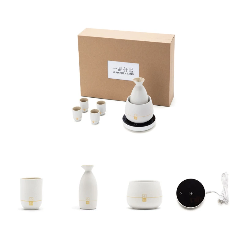 Porcelain Pottery Hot Saki Drink Eco-friendly Ceramic Sak