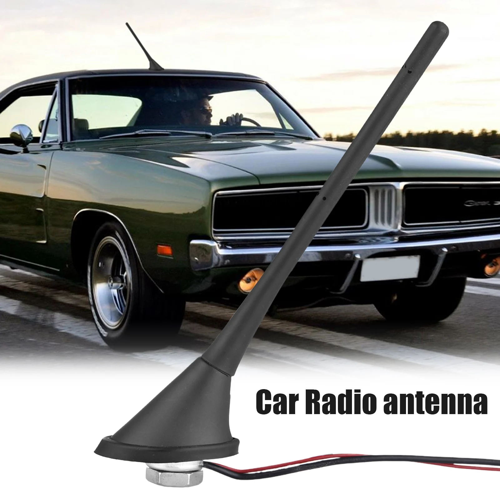 

Car Radio Antenna Car Antenna Radio Antenna Universal Car Antenna Replacement Boost FM & AM Signals For Cars Truck RVs & SUVs