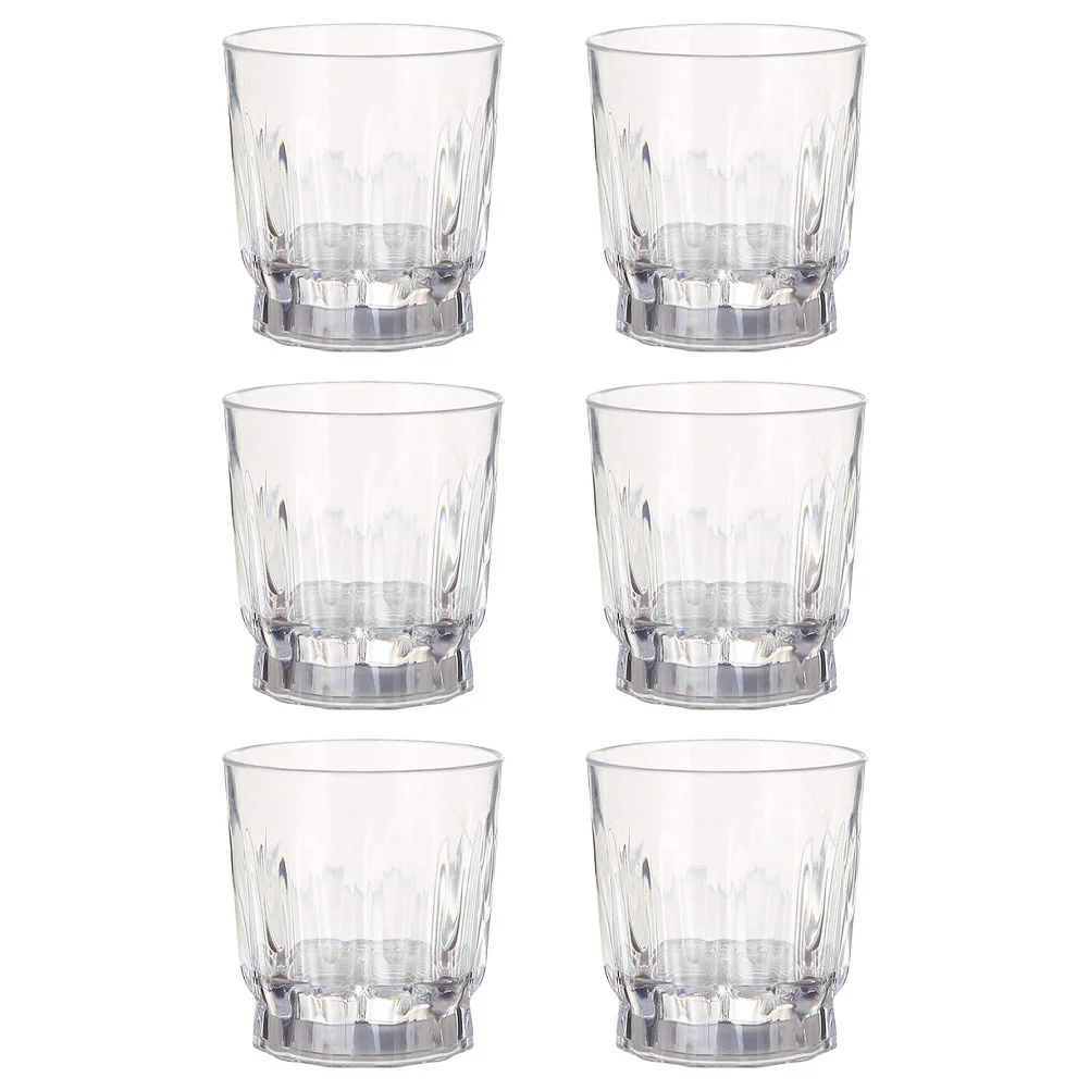 

6Pcs Shot Cup Glowing Cups Luminous Cups Plastic Shot Glasses