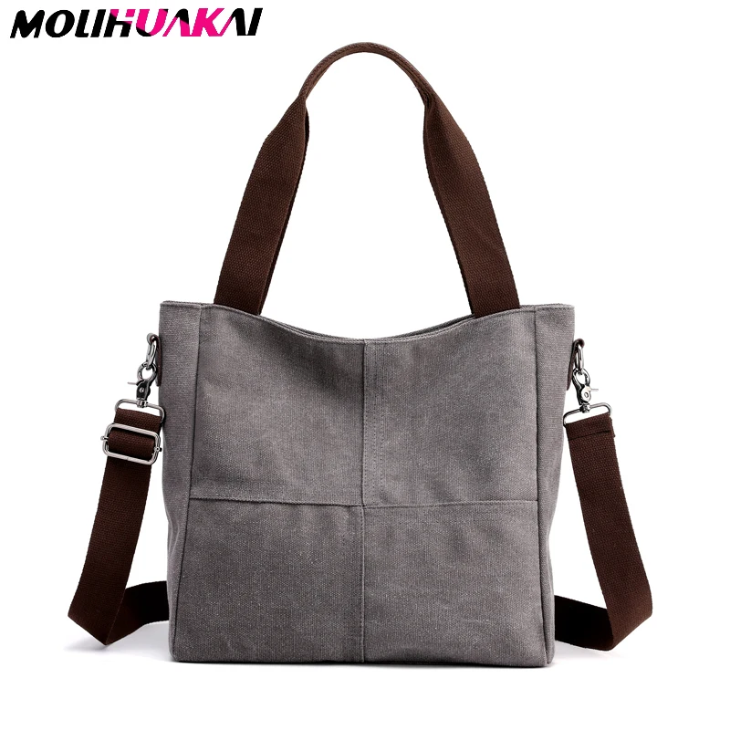 

New Women's Bag Canvas Handbag Messenger Bag Women Designer Brand Women's Handbag Fashion Purse Female Shoulder Cloth Bag