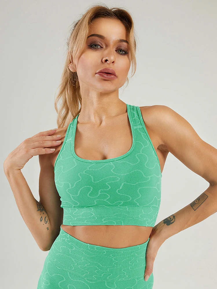 

Gym Tank Top Women's Clothing Casual Sleeveless Tshirt Sports Bra Sexy Navel Line Crop Top New Seamless Fitness Tees Sportswear