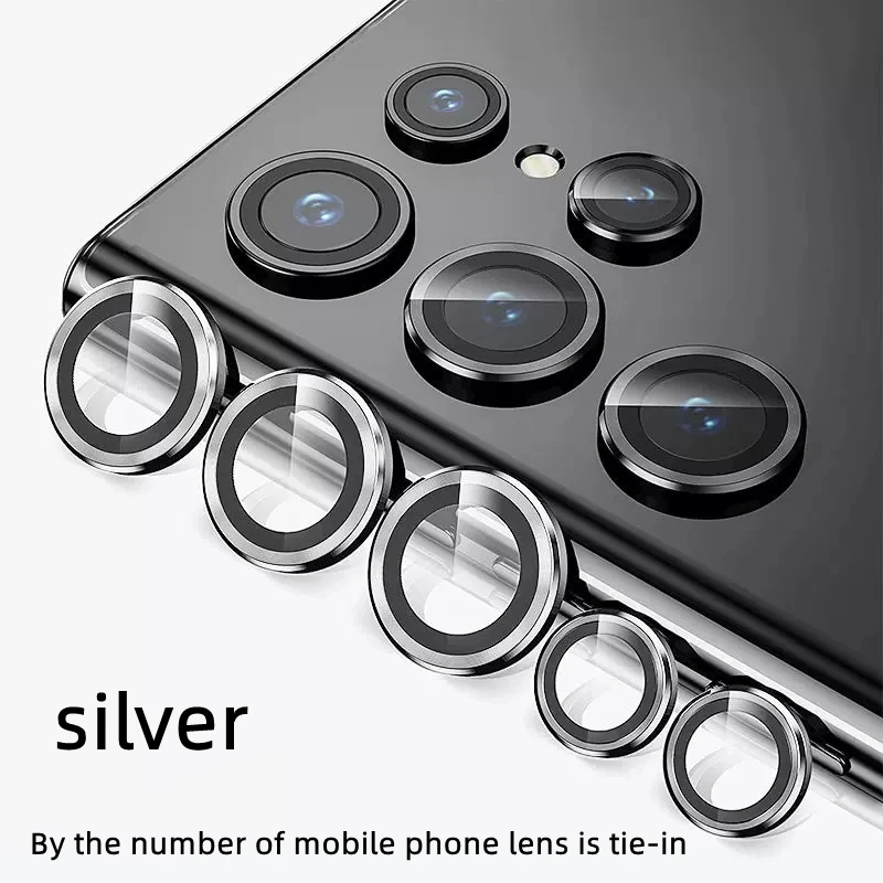 Защитная рамка для объектива камеры Samsung S22 S21 S20 Ultra Plus задняя линза Матовая