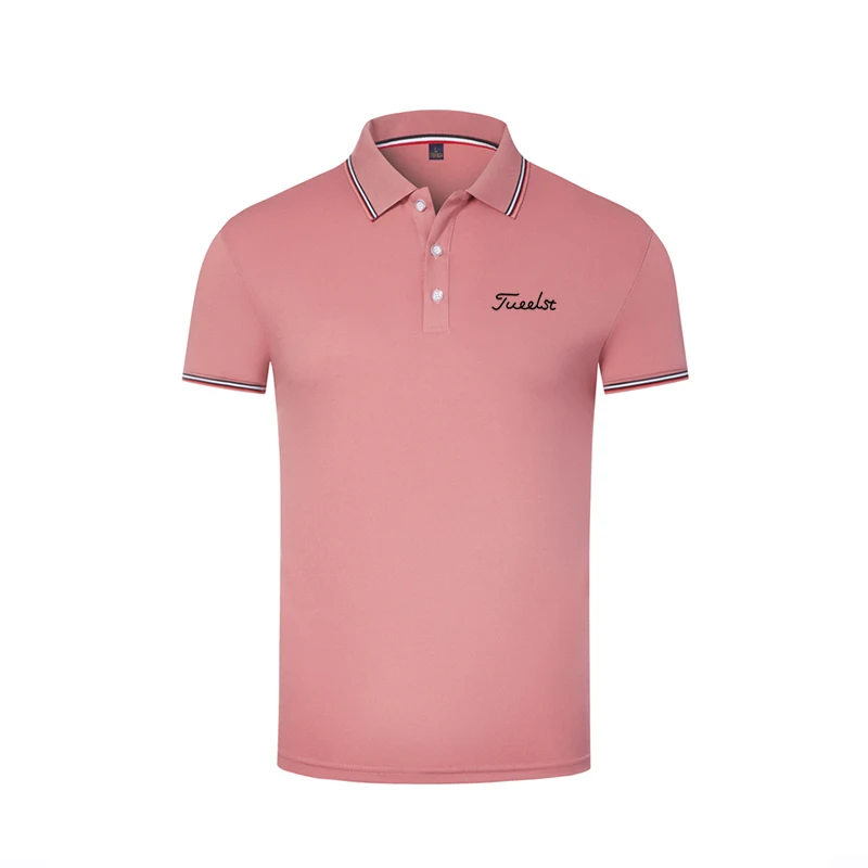 Golf Shirts for Men New Summer Quick-drying Polo Shirts Short Sleeve T-shirt Top Business Casual Men's Designer Golf Clothing
