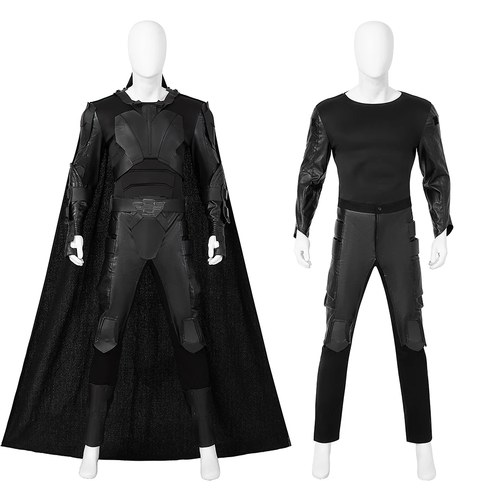 Feyd Rautha Косплей Костюм Фильма Взрослых Мужчин Фантазия Черная Униформа Боевой