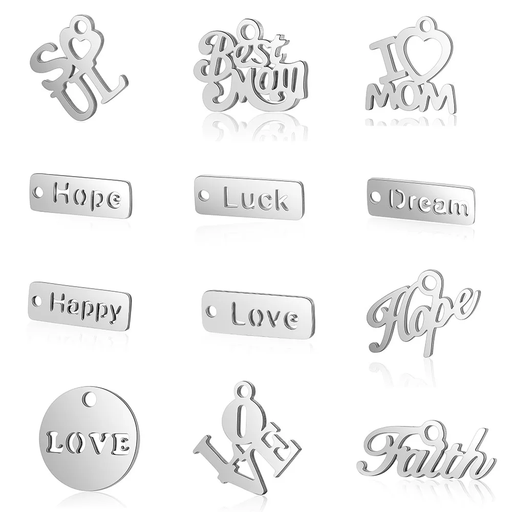 10 шт./партия, подвески из нержавеющей стали