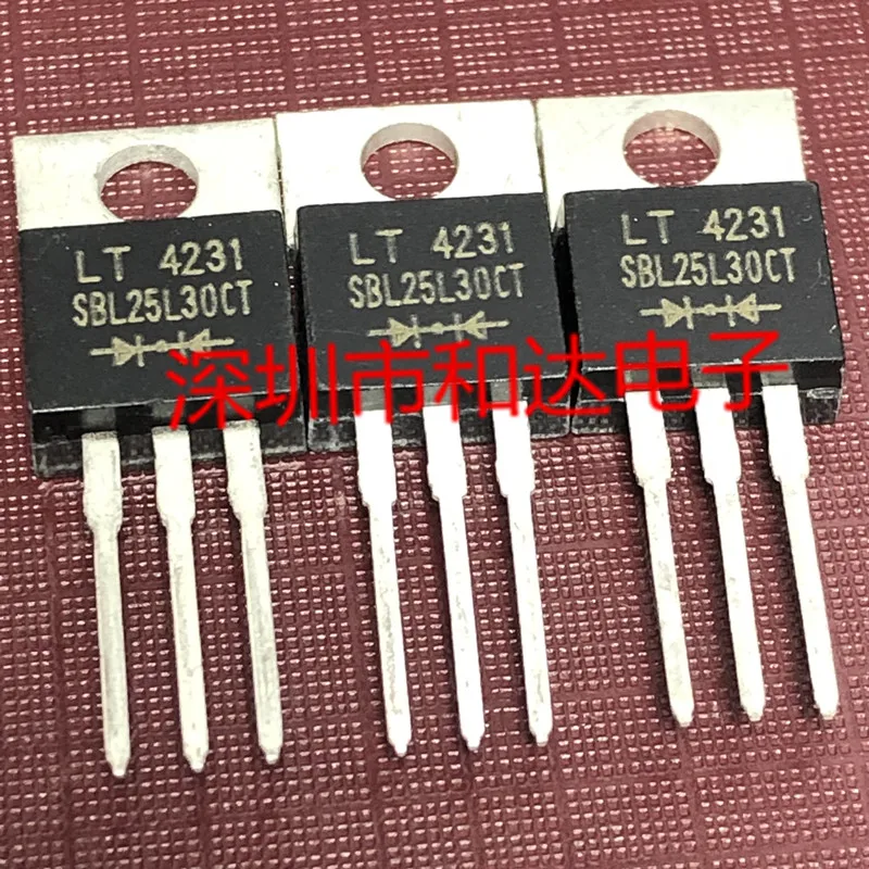 

5PCS-10PCS SBL25L30CT TO-220 30V 25A ORIGINAL STOCK NEW