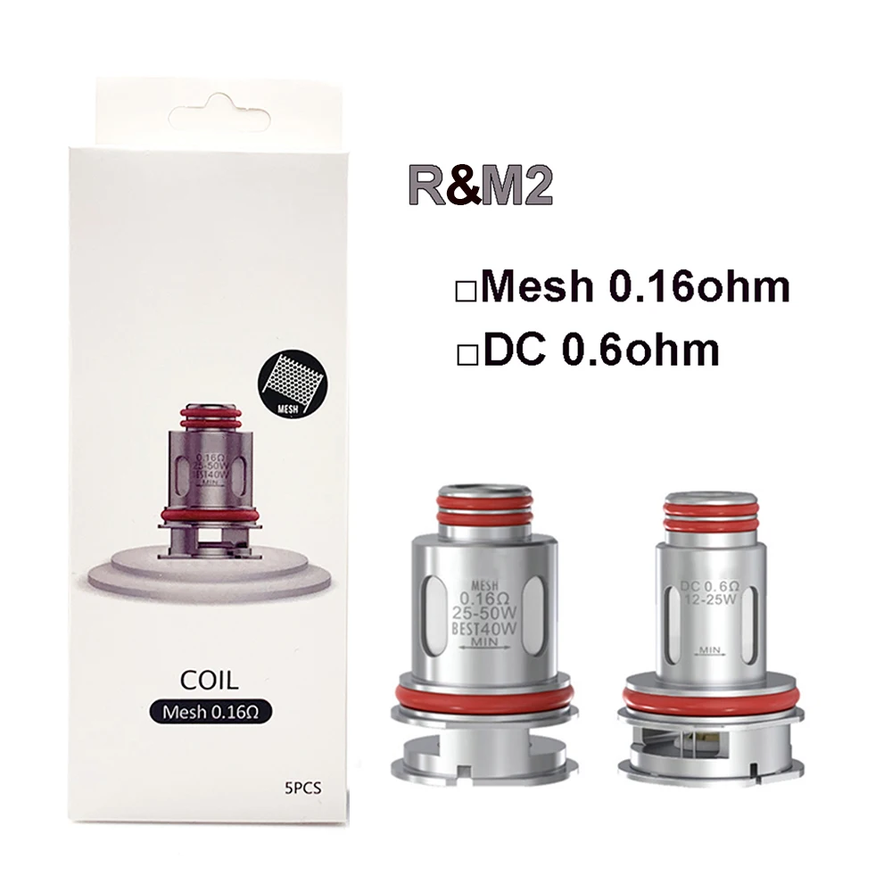 

RBM2 Mesh 0.16ohm катушка PM2 MTL катушечная головка для шрама P5 IPX 80G-Priv Pro Nord X Nord 4 Pod картридж в комплекте