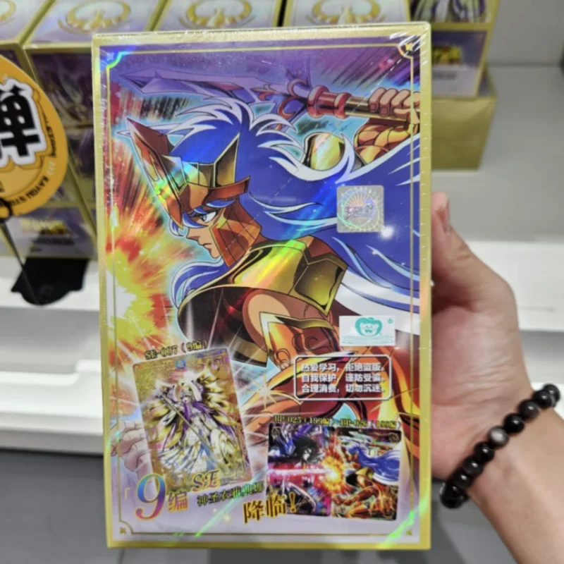 Фото Оригинальная аниме-карта Kayou Saint Seiya Awakening Of The Holy Cloak Se Bp Ur Qr Milo Shura, редкая коллекционная карта, детская игрушка в подарок для мальчика №1