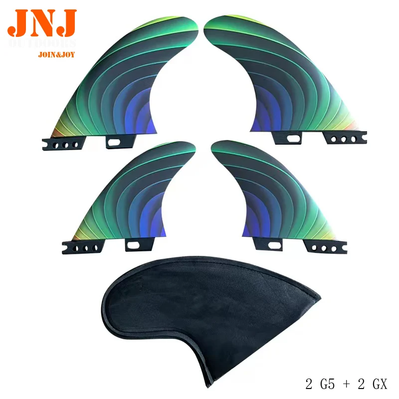 

Future Quad Surfboard Fins Made Of Fiberglass