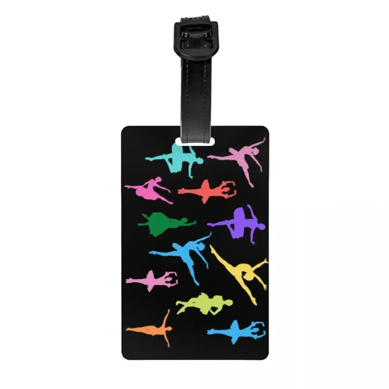 

Ballet Dance Lover Luggage Tag Custom Ballerina Dancer Baggage Tags Privacy Cover Name ID Card