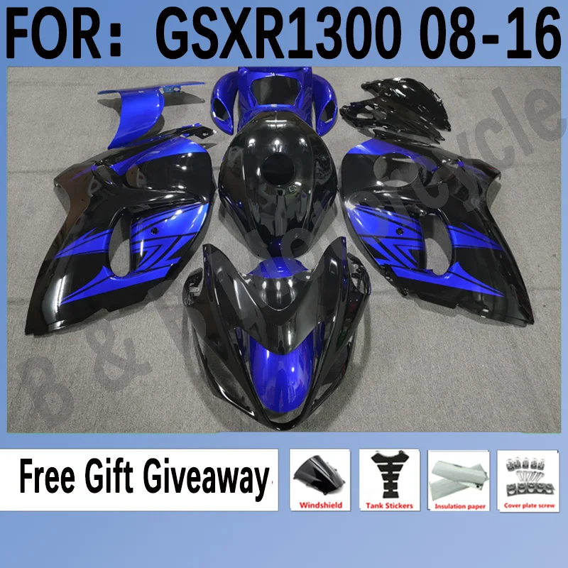 

Motorcycle Fairings Kit Fit for GSXR1300 2008 2009 2010 2012 2013 2014 2015 2016 Bodywork Fairing Kits Set Blue Black