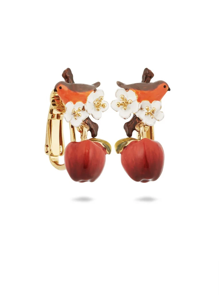 Ручная роспись эмаль 24 новая фруктовая история цветов Робин как цветок