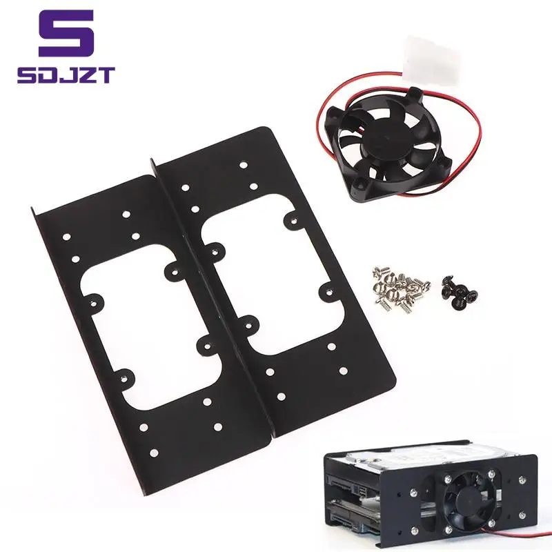 

Built-in Mechanical Hard Disk Bracket Metal 3.5inch Hard Disk Superimposed Expansion Can Be Installed Cooling Fan