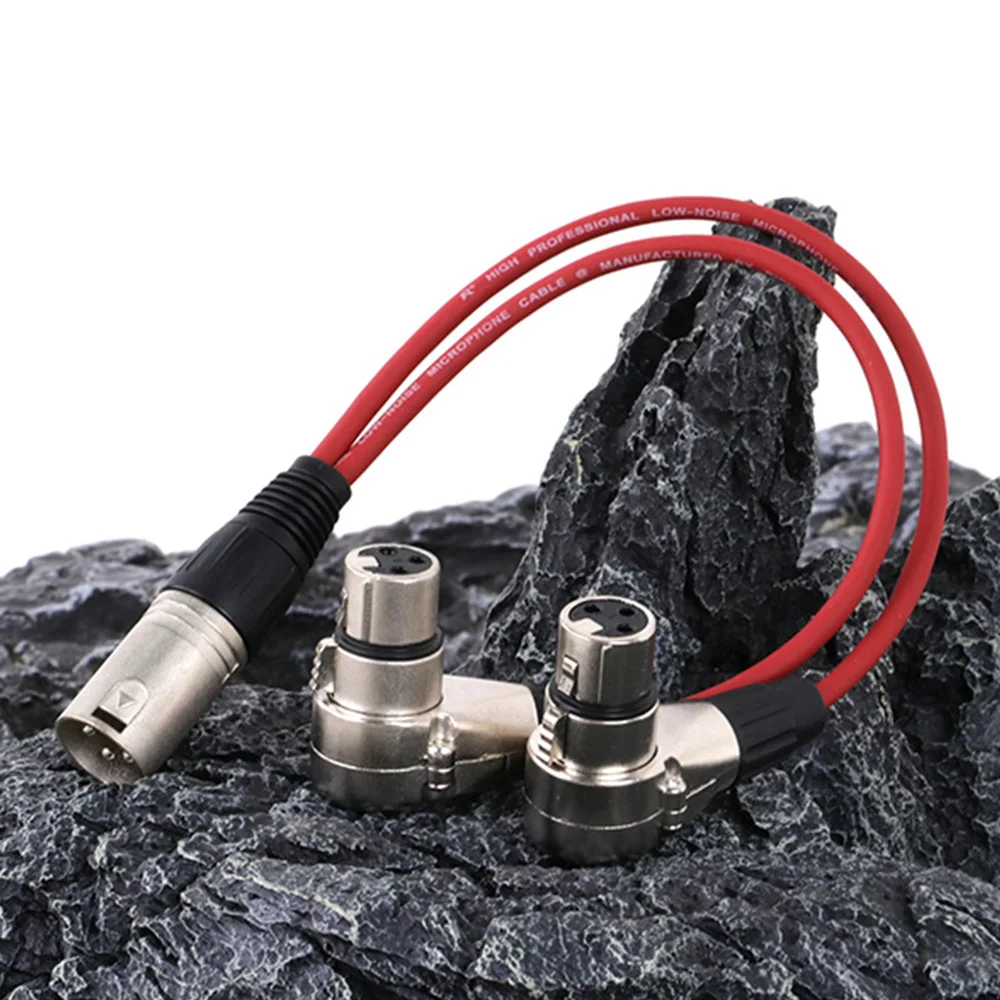 Фото Y-образный разветвитель, 3Pin XLR штекер-двойной 3Pin XLR разъем, сбалансированный микрофон, аудио удлинитель, адаптер, конвертер для Amp динамика №2