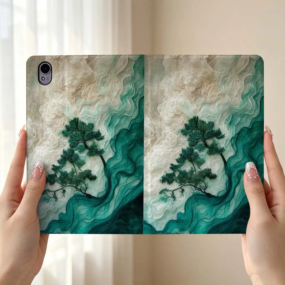 Фото Популярный чехол Blue Waterfall Mountain для планшетов Huawei MediaPad MatePad Honor Pro V6 9 V8 X9 12 X 13.3 SE 11 11.5 дюймов №1