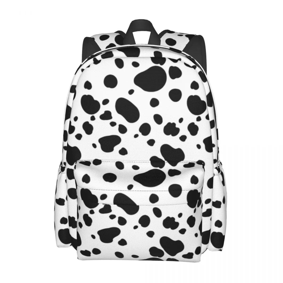 

Dalmatian Dots Backpack Cute Animal Print Modern Backpacks Unisex Workout Breathable High School Bags Custom Rucksack