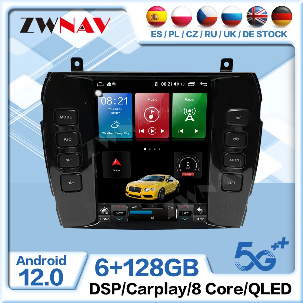 

Carplay GPS для Jaguar XJ 2004 2005 2006 2007 Tesla автомобильное радио 1 Din Android мультимедийный плеер Авто сенсорный экран стерео головное устройство