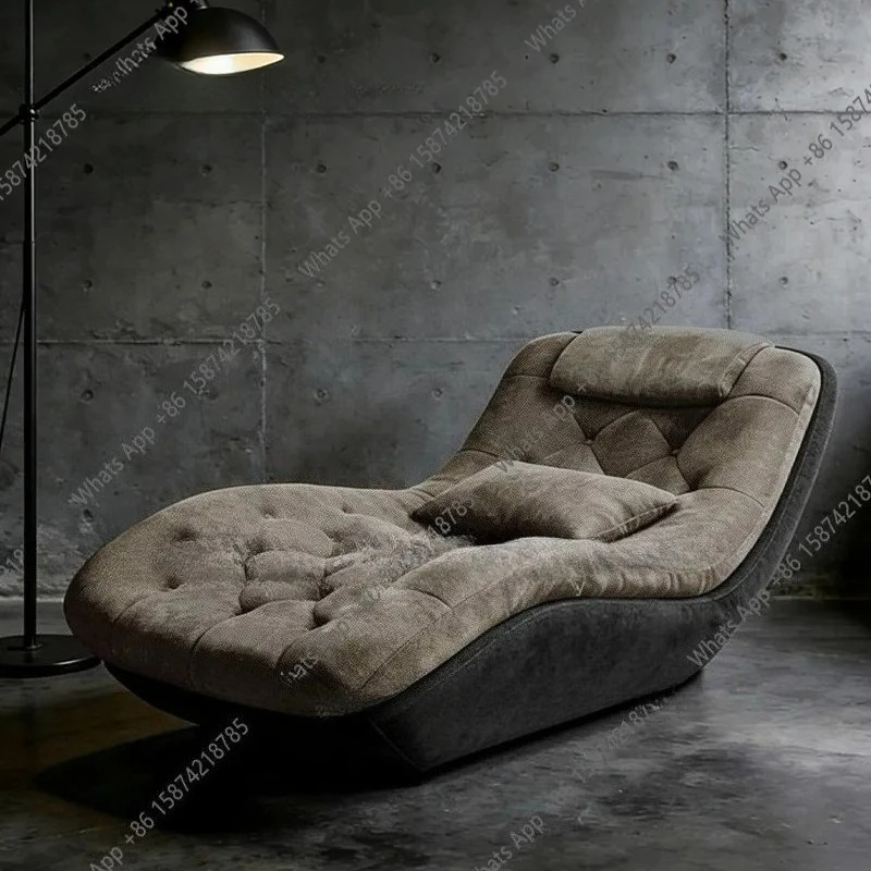 Фото Кресло-шезлонг CF Lazy Sofa с функцией невесомости, для отдыха и сна, для гостиной, из высококачественной ткани, легкий люкс, для балкона, комфортное. №1