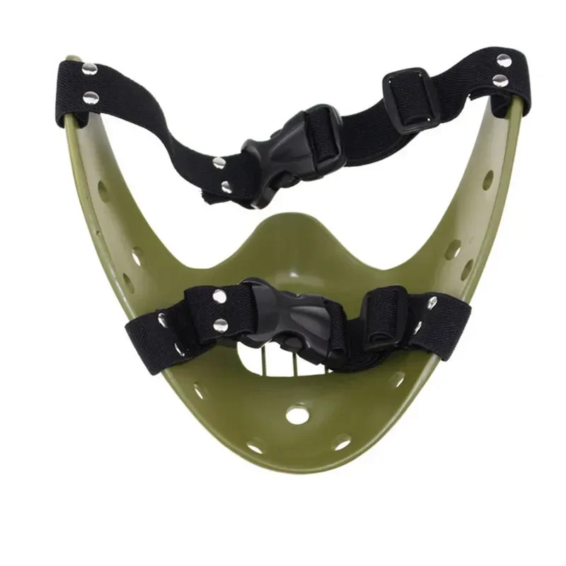 Ганнибал Маски Ужасы Страшный Лектер из смолы Тишина ягнят Маскарад Косплей