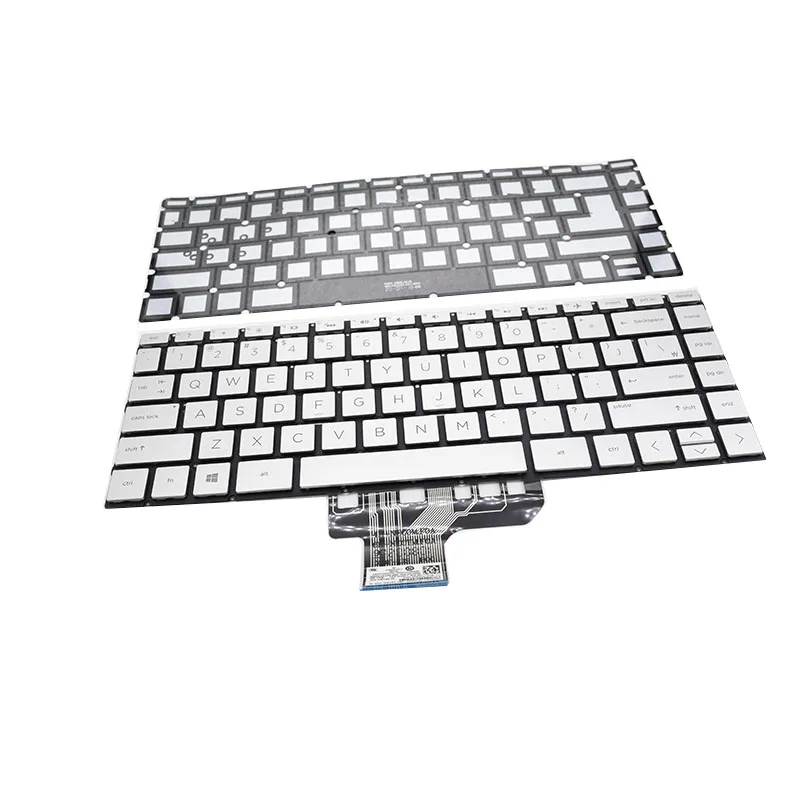 US клавиатура с подсветкой для HP 13-AN 13-AH 13-AG 13-AQ TPN-Q214 W136 133 W14 серебристого цвета