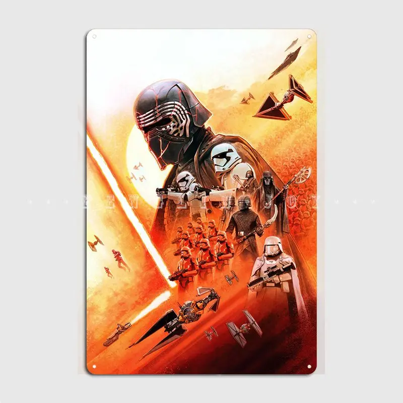 

First Order Poster Metal Plaque Wall Cave Cinema Customize Wall Decor Tin Sign Poster