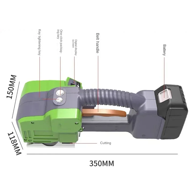 Портативная B-16 новая электрическая обвязочная машина для домашних животных/pp