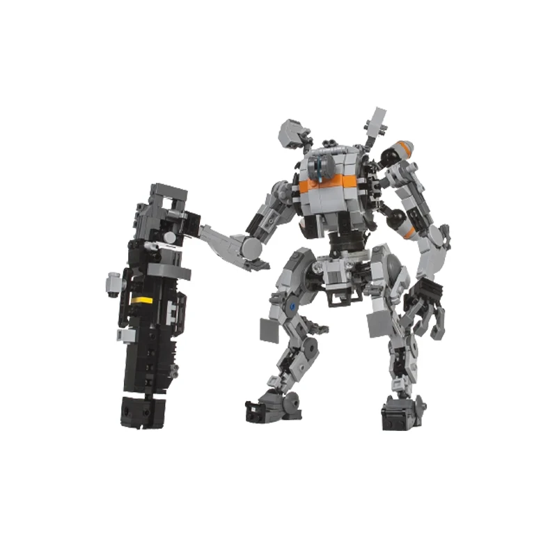 

MOC Mecha Series светильник Gray строительные блоки робота DIY коллекция моделей головоломки эксперты кирпичные игрушки Образование для детей Рождественский подарок