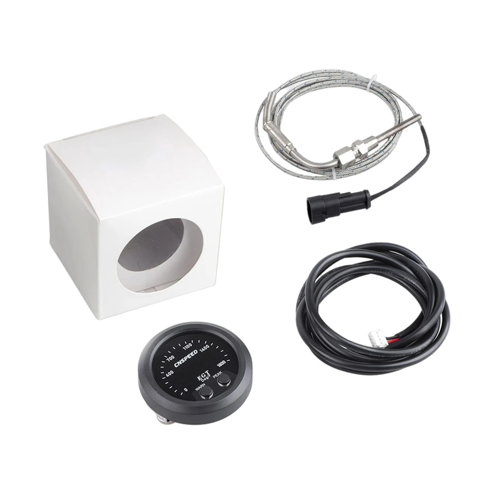 

Exhaust Gas Temperature Kit/ Digital with Electronic / LED Dial Temp / for Water Oil Car & Truck