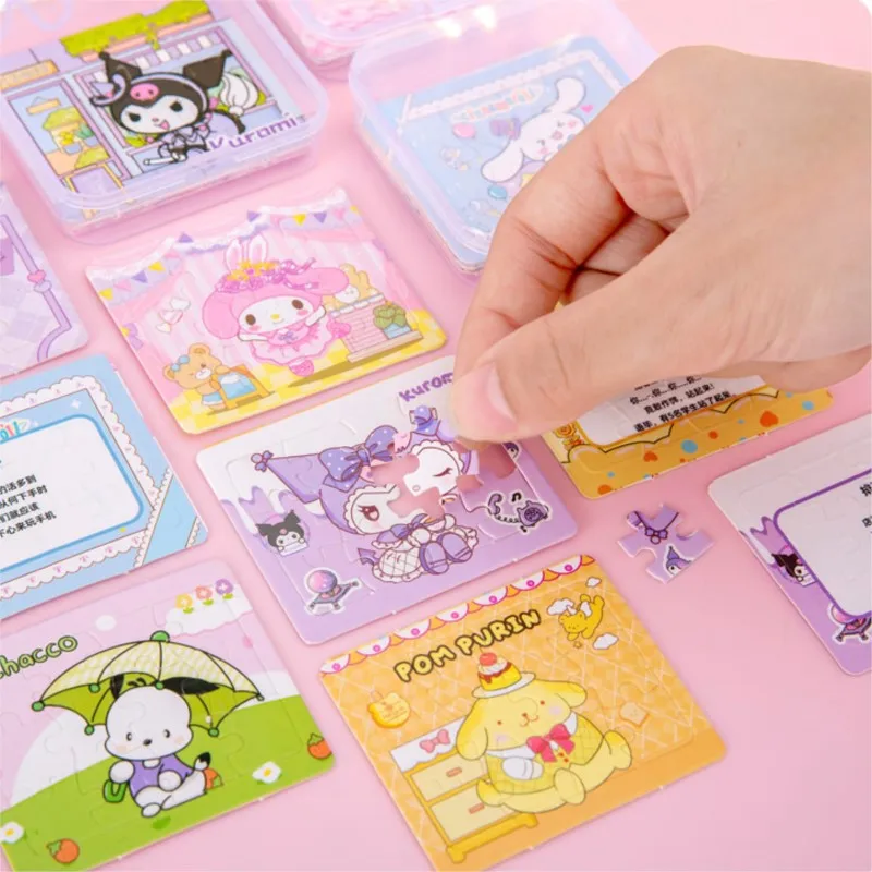 5 шт./коробка детская головоломка Hellokitty My Melody Kuromi Cinnamoroll