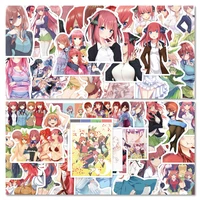 103050pcs anime the quintessential quintuplets sticker for toy luggage laptop ipad skateboard notebook sticker wholesale