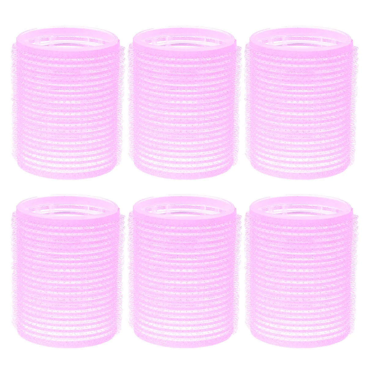 

6 Pcs 63x48MM Size Hair Roller Hair Dressing Rollers Barber Hair Styling Rollers Heat Hair Curlers Grip Curlers