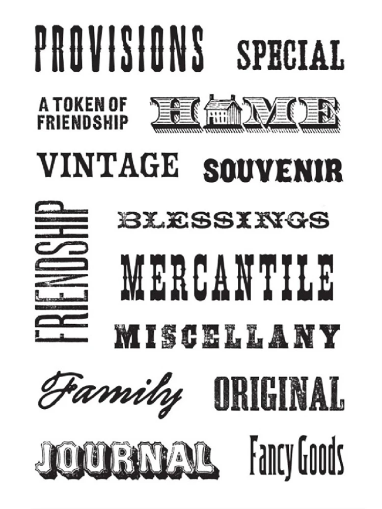 Новые английские слова прозрачная печать штамп сделай сам скрапбукинг альбом