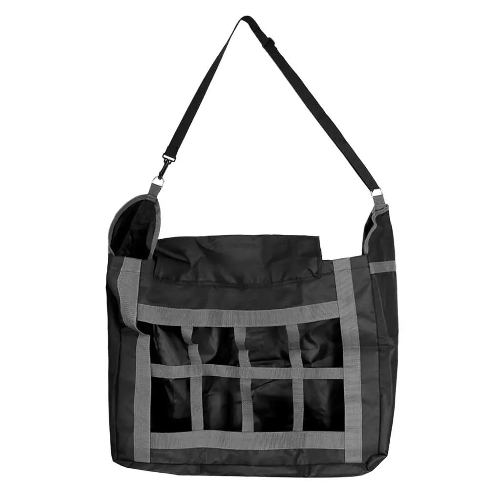 Slow Release Hay Bag with Adjustable Shoulder Strap for Horses |