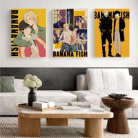 anime banana fish good quality prints and posters wall art retro posters for home decor art wall stickers