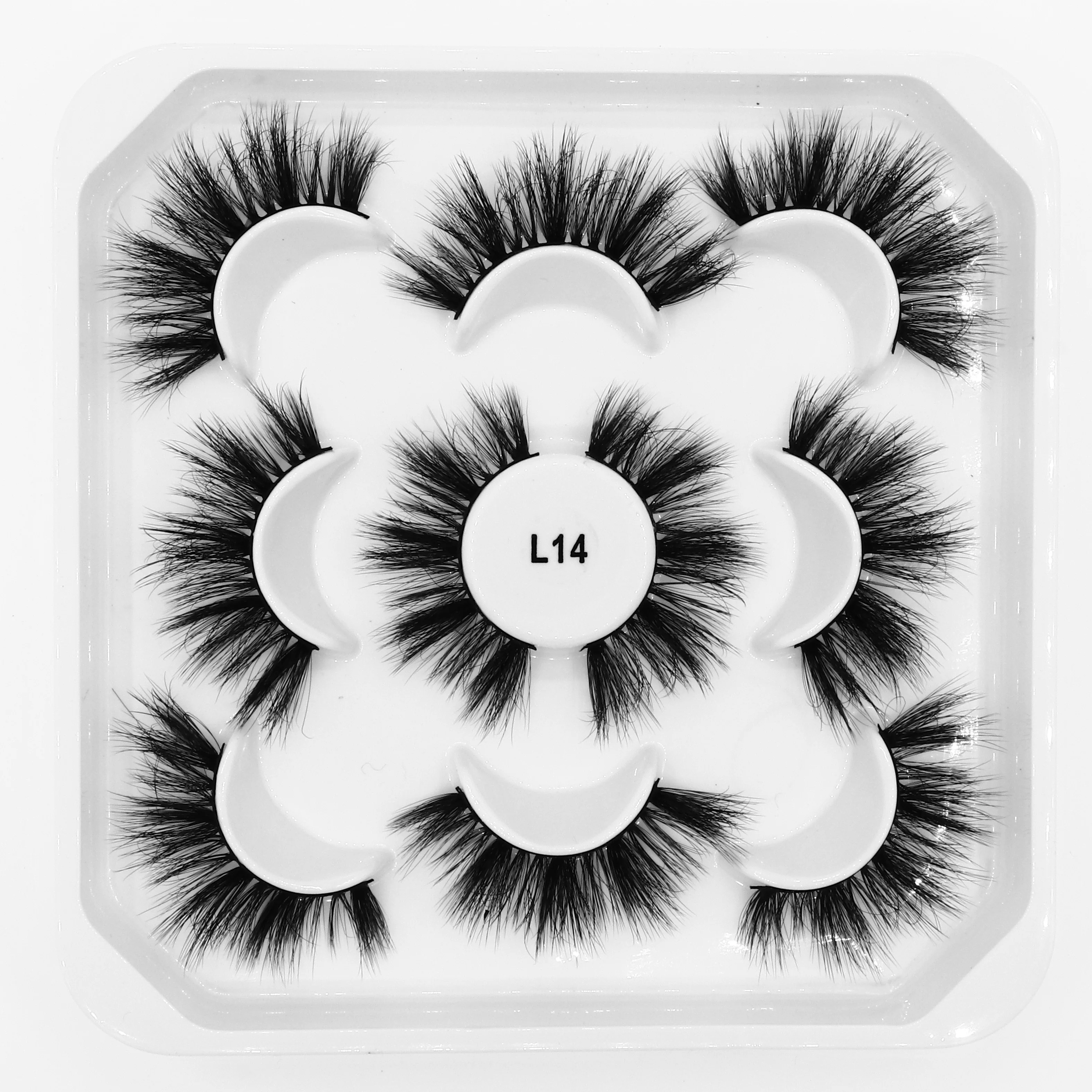 

5 Pairs 3D Mink Lashes Natural Eyelashes Dramatic False Eyelashes Faux Cils Makeup Wholesale Fake Eyelash Extension Maquiagem