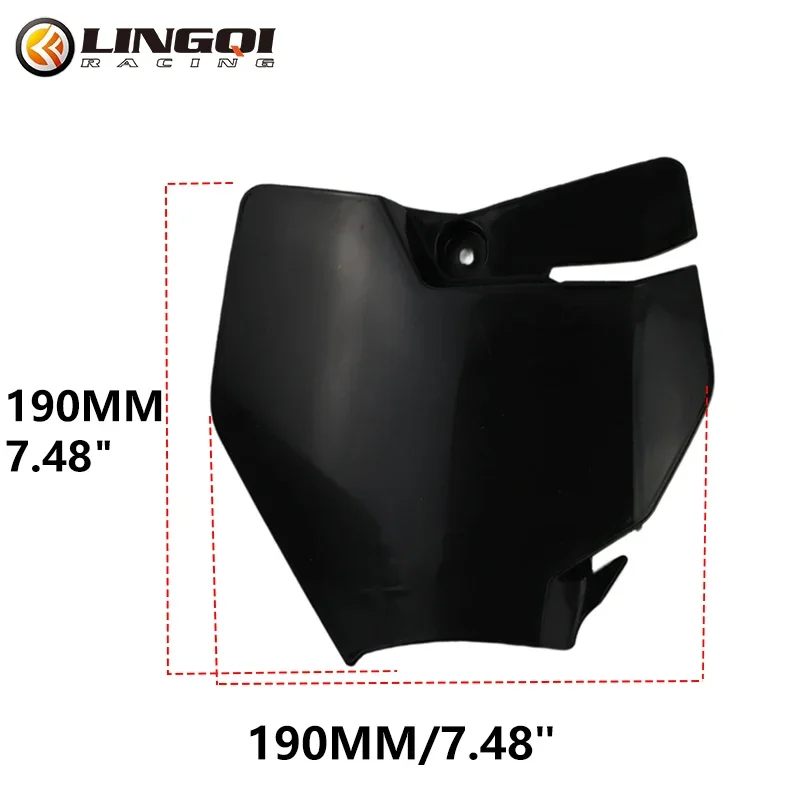 LINGQI гоночное переднее крыло, номерная табличка, брызговик, грязезащитные щитки для китайских KT50 2018 KT65 2016-2017 KT85 KT250 SX 2023, грязевой питбайк